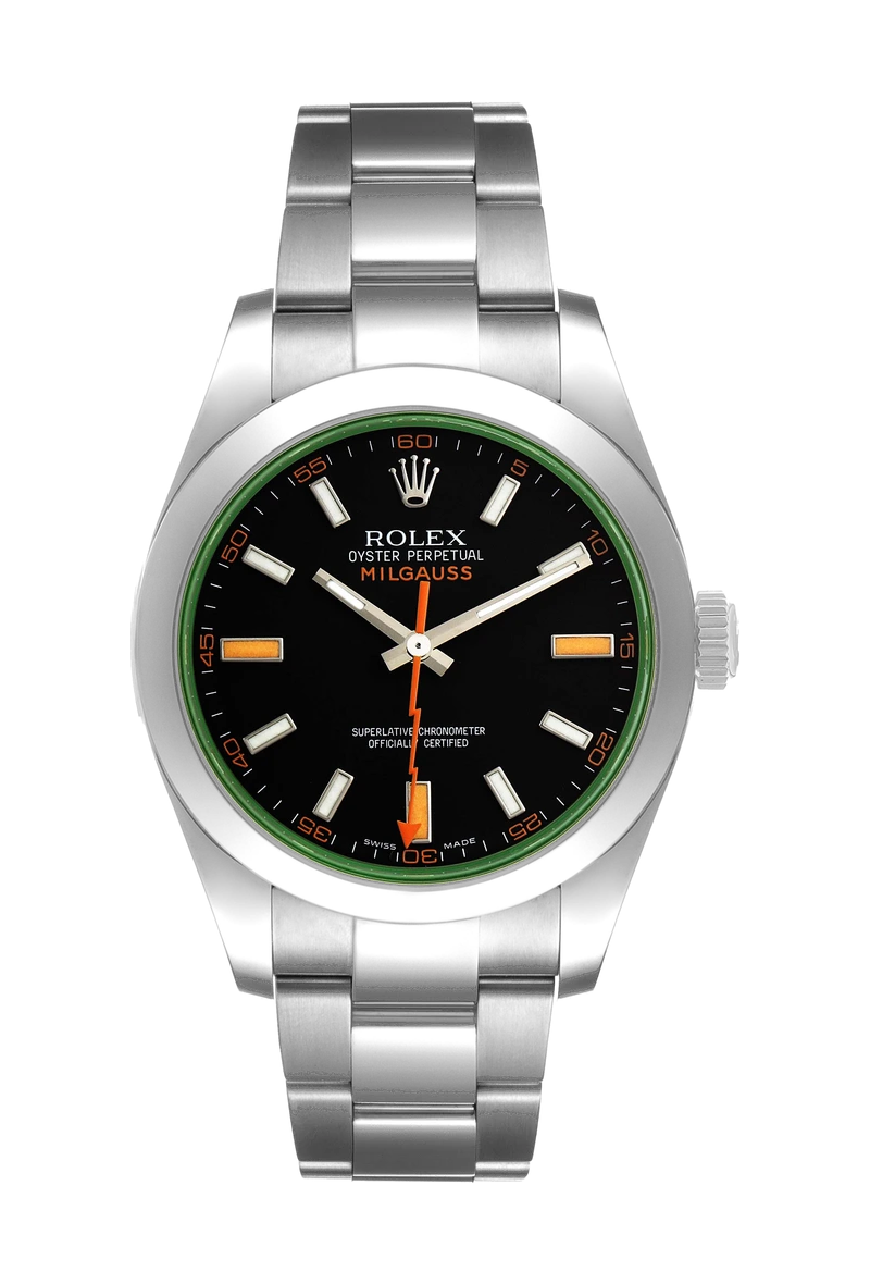 Rolex Milgauss 116400GV pre-owned watch
