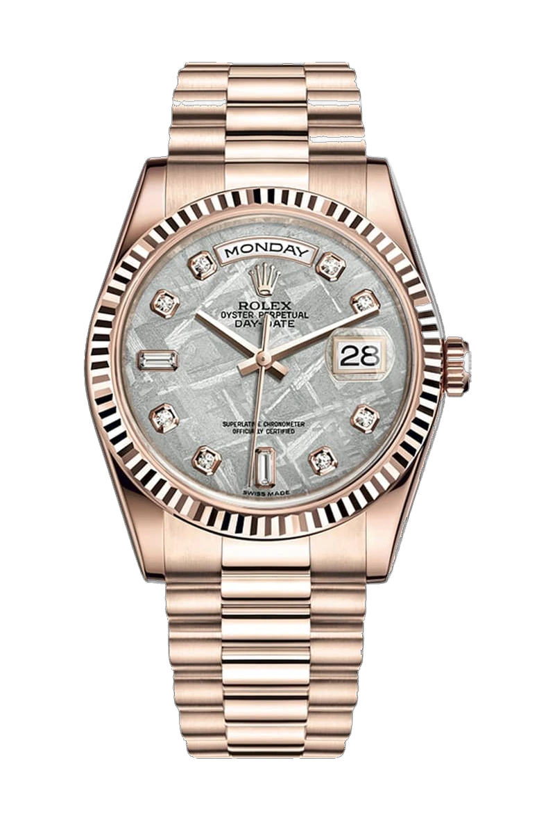 Rolex Day-Date 118235F pre-owned watch